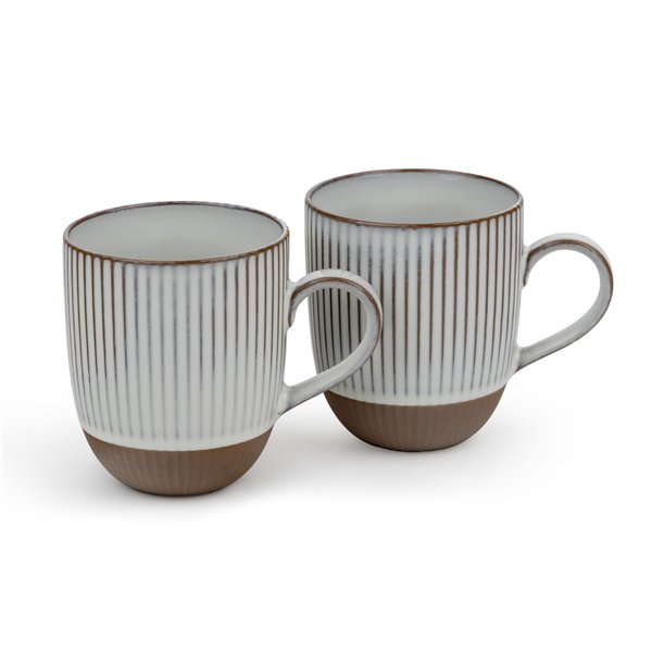 1x2 Bredemeijer Mugs Ingo  450ml Mugs Stoneware white Str.147081