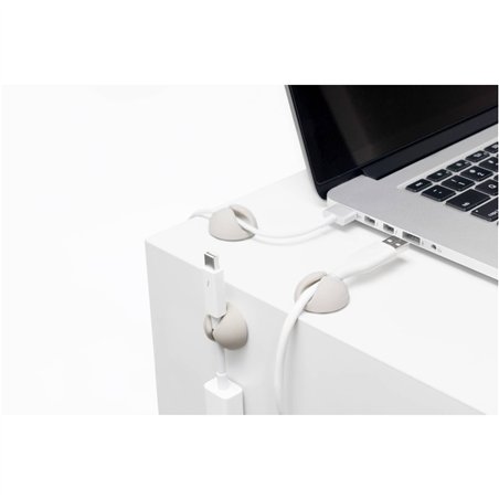 Bluelounge CableDrop 6pz Pack, bianco