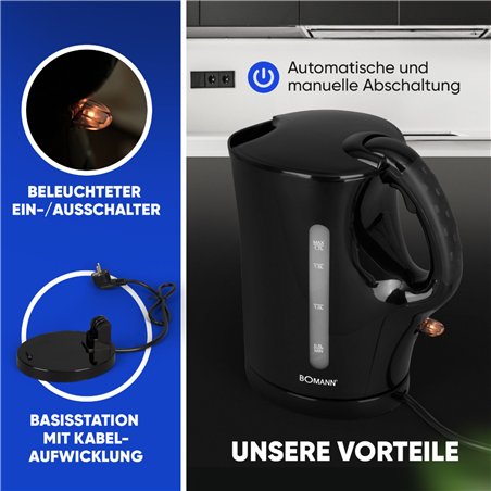 Bomann WK 6079 CB nero