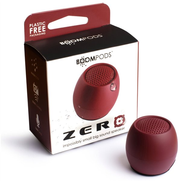 Boompods Zero Burgundy