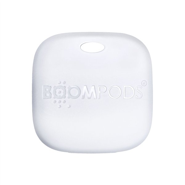 Boompods Boomtag ricaricab. 4pz nero, blu, bianco, rosa