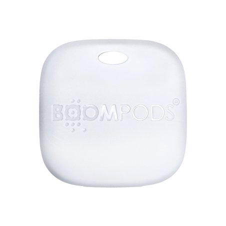 Boompods Boomtag ricaricab. 4pz nero, blu, bianco, rosa