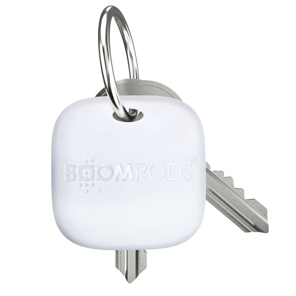 Boompods Boomtag ricaricab. 4pz nero, blu, bianco, rosa