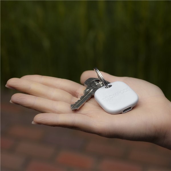 Boompods Boomtag ricaricab. 4pz nero, blu, bianco, rosa