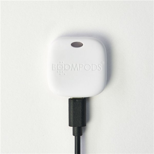 Boompods Boomtag ricaricab. 4pz nero, blu, bianco, rosa