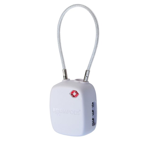 Boompods LOCK TSA Bag Tracker bianco