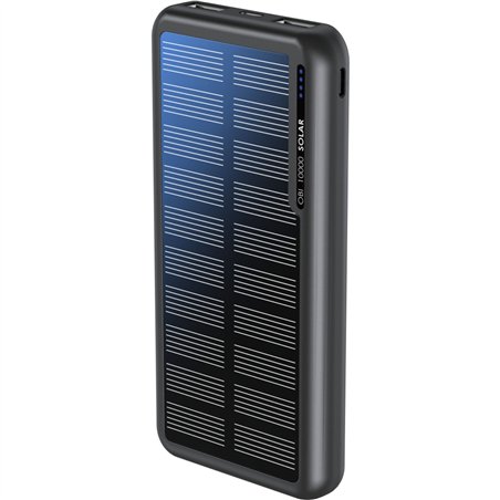 Boompods Obi 10,000mAh Solar Powerbank - nero