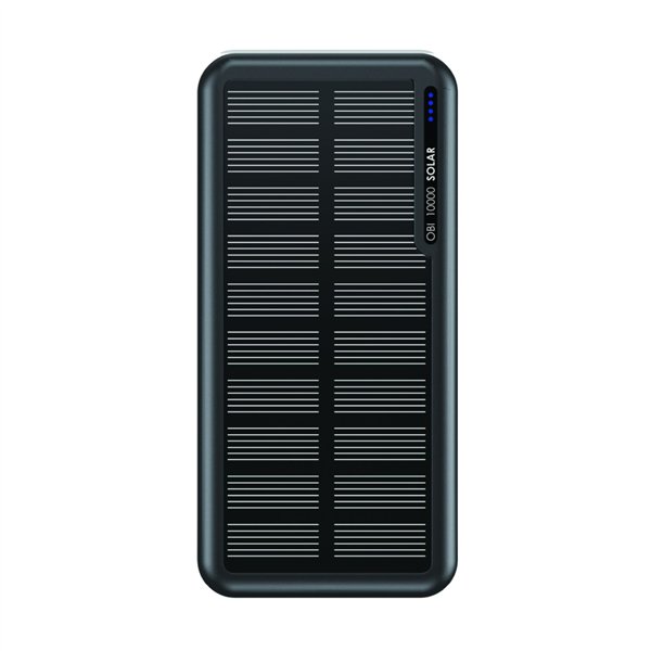 Boompods Obi 10,000mAh Solar Powerbank - nero