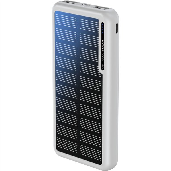 Boompods Obi 10,000mAh Solar Powerbank - bianco