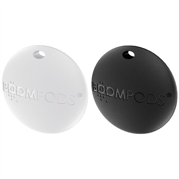 Boompods Boomtag 2 Pack nero & bian.