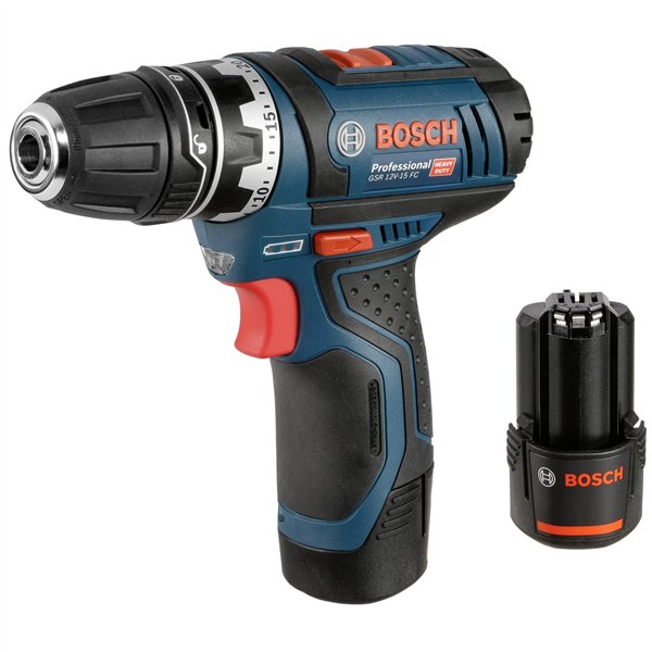 Bosch GSR 12V-15 FC Professional Trapano avvitatore a batteria