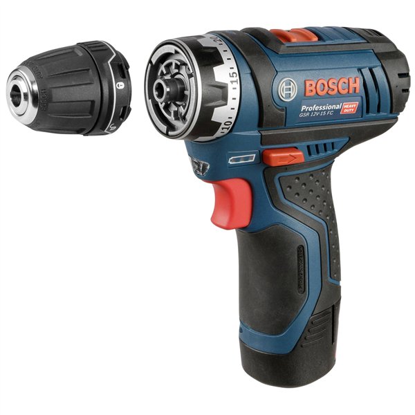 Bosch GSR 12V-15 FC Professional Trapano avvitatore a batteria