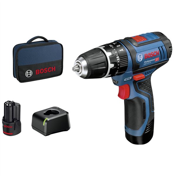 Bosch GSB 12V-15 set conv. 06019B690H