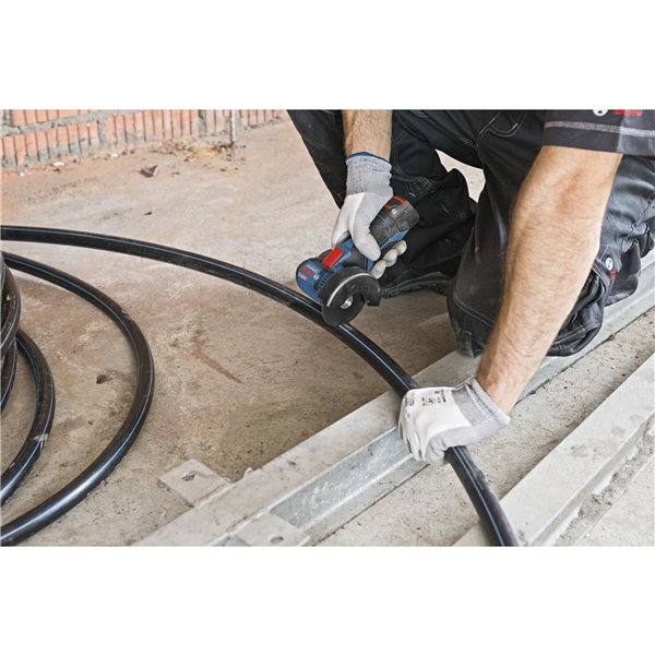 Bosch GWS 12V-76, 2x GBA 12V 3.0 Smerigliatrice angolare a batt.