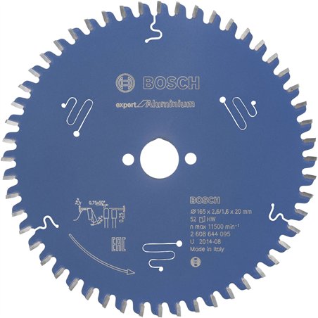 Bosch lama per sega circolare EX AL H 165x20-52