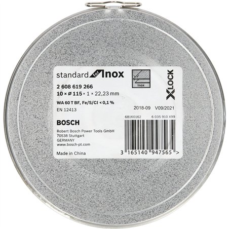 Bosch X-LOCK mola da taglio 10x115 1mm standard Inox