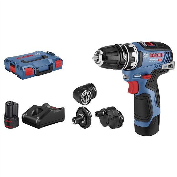 Bosch GSR 12V-35 FC Flexi Clic Trapano avvitatore a batteria