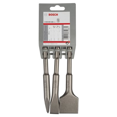 Bosch set scalpelli SDS plus 3 pz. 140 mm
