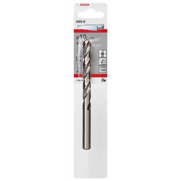 Bosch 1 punte per metallo HSS-G 10,0x87x133