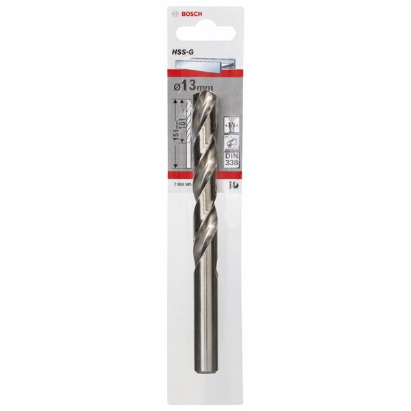 Bosch 1 punte per metallo HSS-G 13,0x101x151mm
