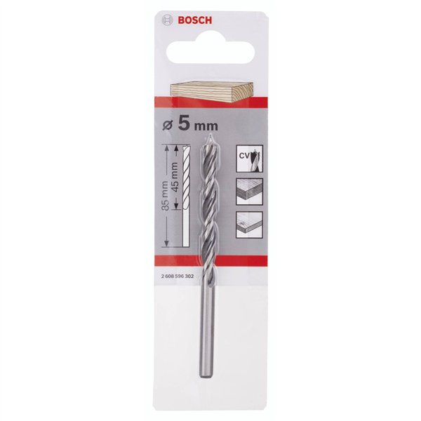 Bosch 1 punta a spirale per legno 5x52x86