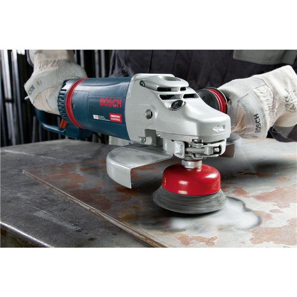 Bosch 1 spazzola a tazza M14 70mm ond. 0.3mm acciaio