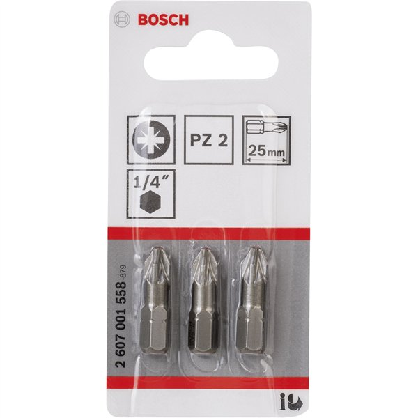 Bosch 3pz PZ bit per cacciavite PZ2 XH 25mm