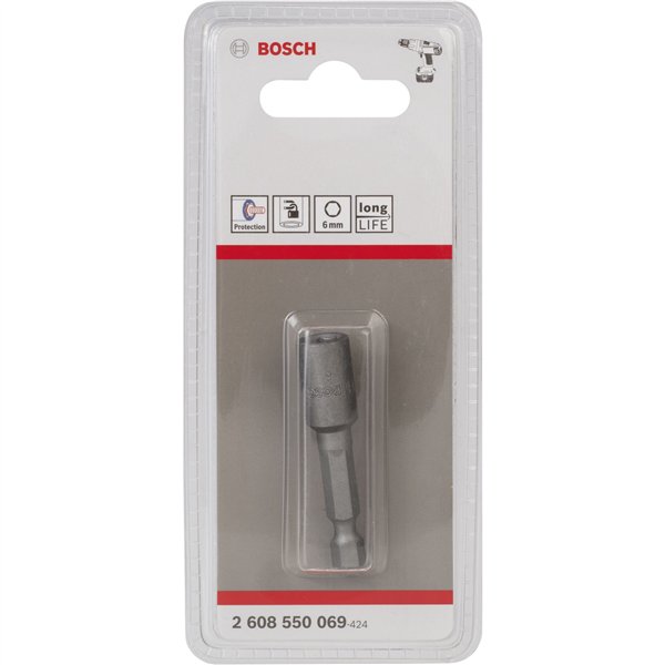 Bosch inserto a bussola 50mm SW 6,0 con magnete