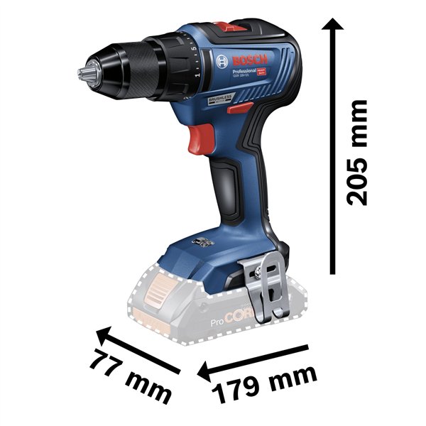 Bosch GSR 18V-55 Trapano avvitatore a batteria