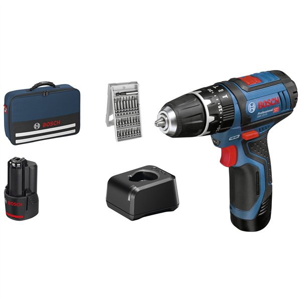 Bosch GSB 12V-15 Professional Trapano avvitatore a percussion.