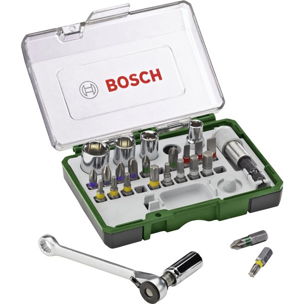 Bosch Prom 27 pz. set punte e cricch.