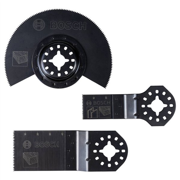 Bosch GOP set di base di 3 lame per legno Starlock