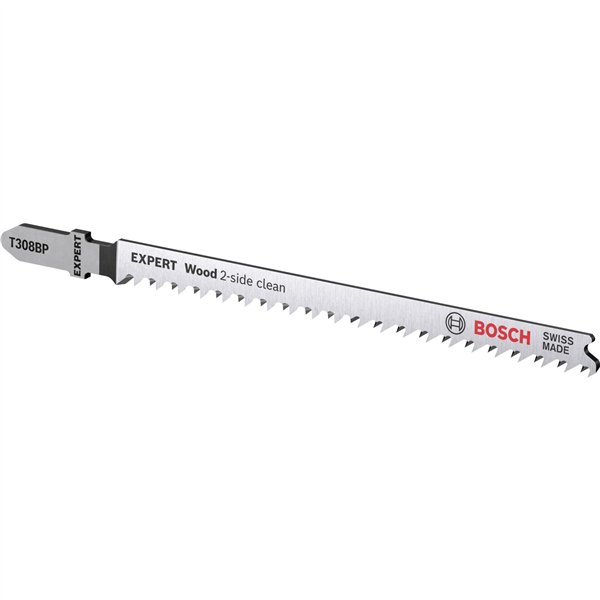 Bosch EXPERT lame per seghett. T308BP 5Stk Wood 2-side clean