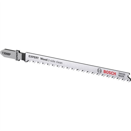 Bosch EXPERT lame per seghett. T308BP 5Stk Wood 2-side clean