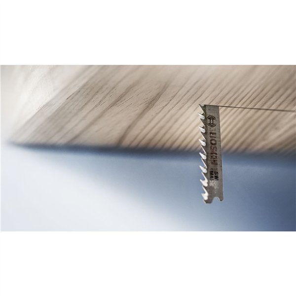 Bosch EXPERT lame per seghett. T308BP 5Stk Wood 2-side clean