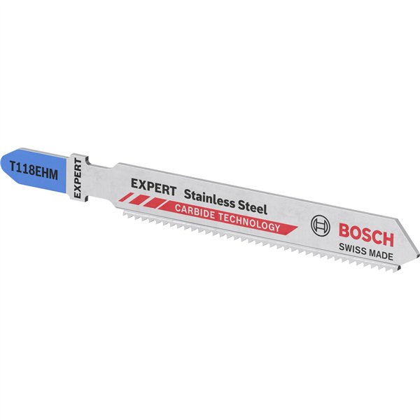 Bosch EXPERT lame per seghett. T118EHM 3Stk Stainless Steel