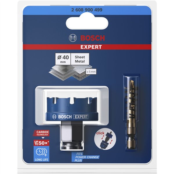 Bosch EXPERT sega a tazza Carbide SheetMetal 40mm