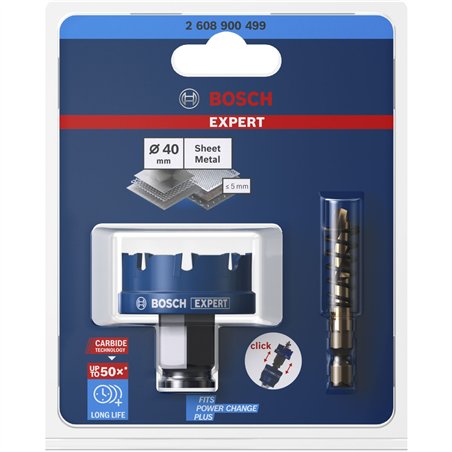 Bosch EXPERT sega a tazza Carbide SheetMetal 40mm