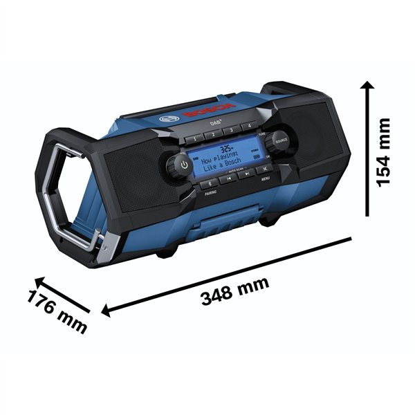 Bosch GPB 18V-2 SC Professional radio da cantiere a batteria