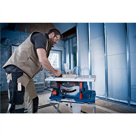 Bosch GTS 18V-216 incl. GTA 560 sega circolare da banco a batt.