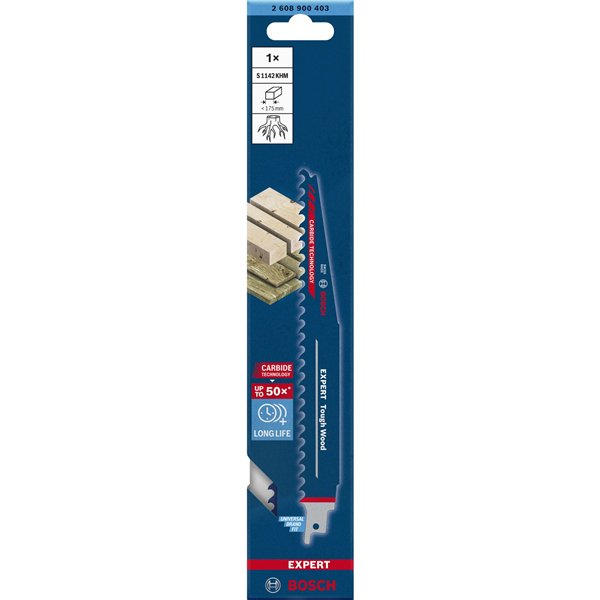 Bosch EXPERT lama per sega S1142KHM 1pz. Thick Tough Wood