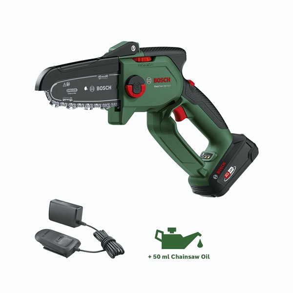 Bosch EasyChain 18V-15-7 sega taglio rami a batteria
