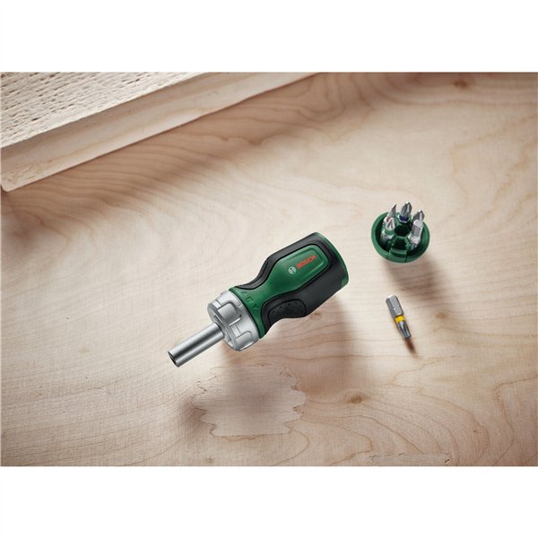 Bosch DIY Kurzschraub.+6Bits (PZ,PH,SL,TX,H)