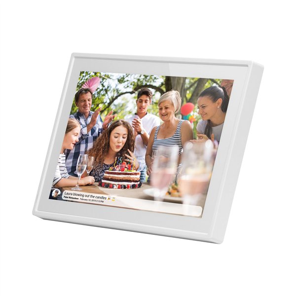 Braun DigiFrame 1019 WiFi 25,7cm (10,1) bianco
