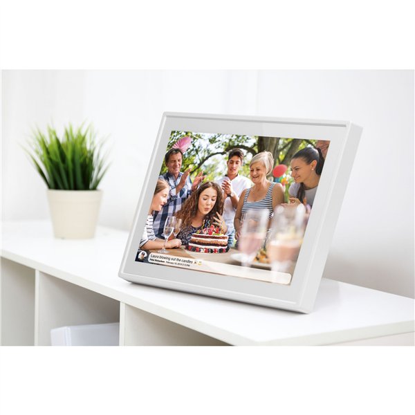Braun DigiFrame 1019 WiFi 25,7cm (10,1) bianco