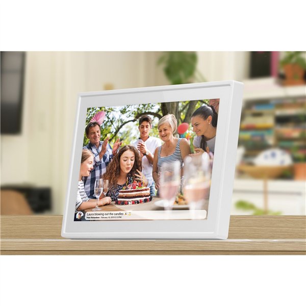 Braun DigiFrame 1019 WiFi 25,7cm (10,1) bianco