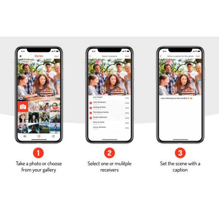 Braun DigiFrame 1019 WiFi 25,7cm (10,1) bianco