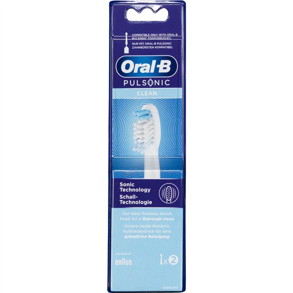 Braun Oral-B test. di ricambio Pulsonic Clean 2pz