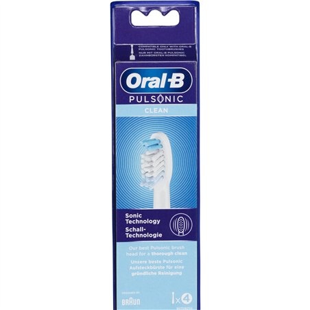 Braun Oral-B test. di ricambio Pulsonic Clean 4pz