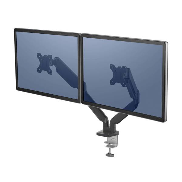 Fellowes Platinum Series supporto monitor doppio braccio